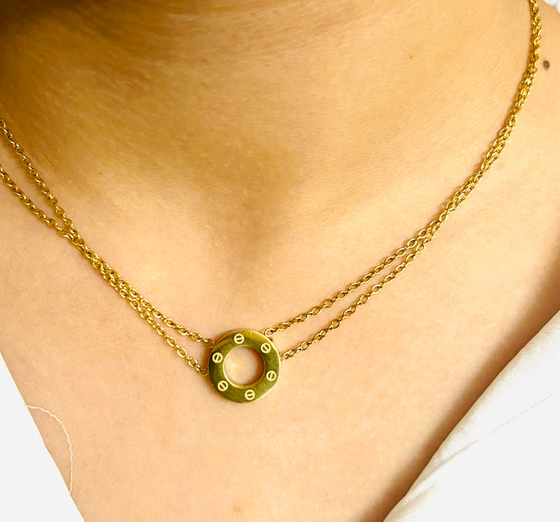 Amaura Eternal Gold Statement Set “Golden Legacy Necklace”