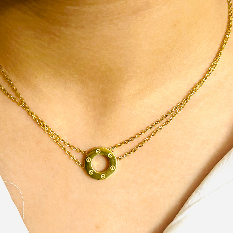 Amaura Eternal Gold Statement Set “Golden Legacy Necklace”