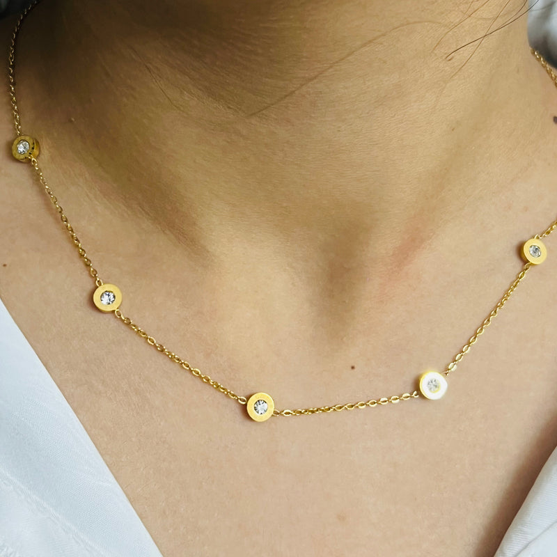 Amaura Diamond Sparkle Gold Set “Golden Shimmer & Stones”