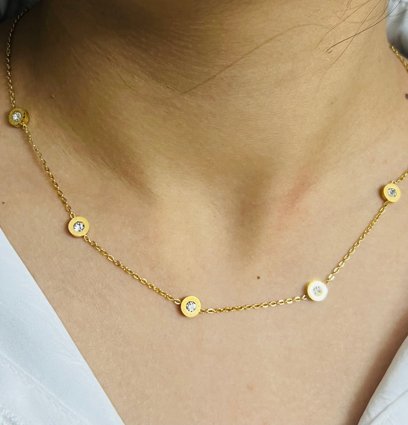 Amaura Diamond Sparkle Gold Set “Golden Shimmer & Stones”