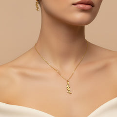 Amaura Golden Whisper Necklace Set “Soft Gold Elegance”