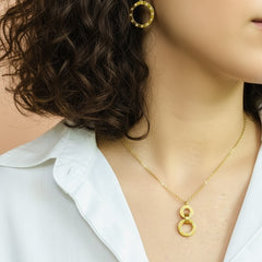 Amaura Diamond Sparkle Gold Set “Golden Shimmer & Stones”