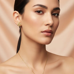 Amaura Nectar Gold Necklace Set “Liquid Gold Statement”