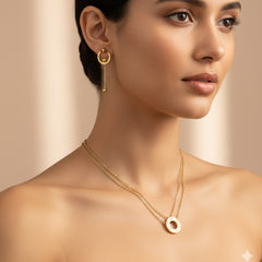 Amaura Eternal Gold Statement Set “Golden Legacy Necklace”