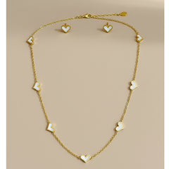 Amaura Pearlescent Gold Luxe Set “Pearl-Infused Gold Beauty”