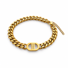 Gold-Tone Chunky Chain Bracelet