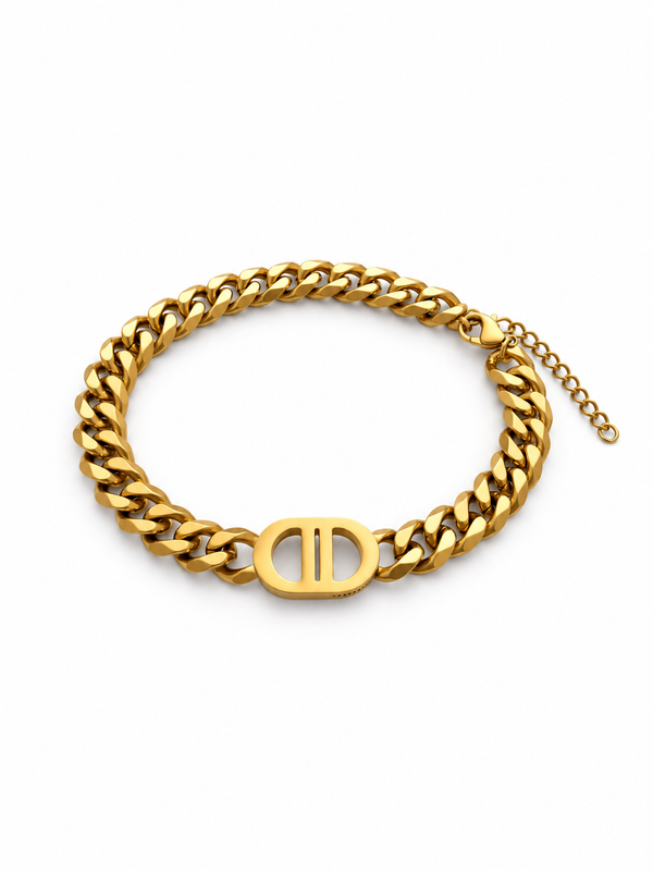 Gold-Tone Chunky Chain Bracelet