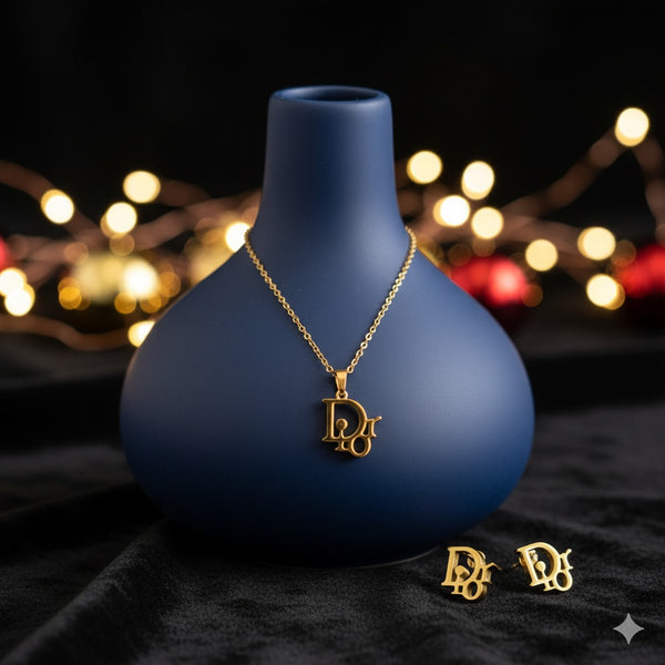 Dior Gold Statement Neck Set