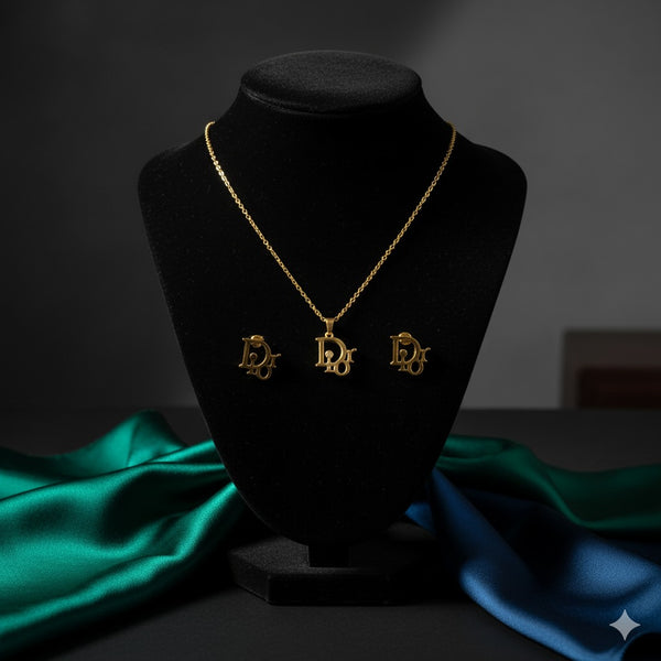 Dior Gold Statement Neck Set